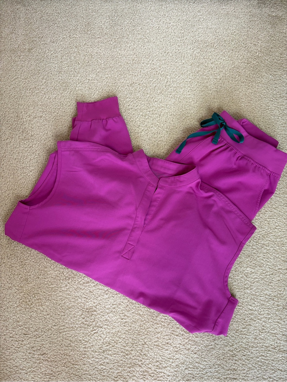 FIGS Magenta Scrub Set